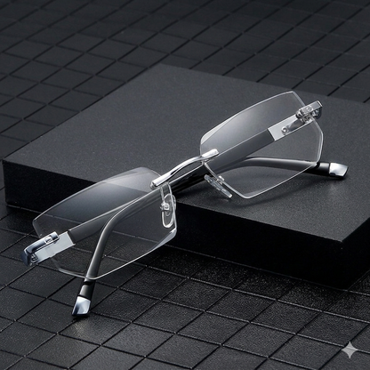 🔥Advanced Frameless Anti-Blue Light Glasses👓 | Auto-Focus Tech, Radiation Shield & UV Protection to Relieve Eye Strain-EQ