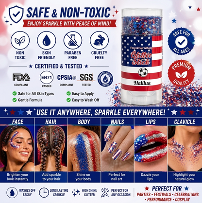 Be the Spark at the Party! ✨ The Ultimate 4th of July Glitter Stick.🎇-BP