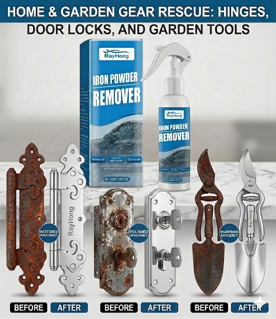 🔥🔥Hot Sale 66% OFF!!⚡Instant Rust Remover Spray – Fast, No-Scrub Formula for Cars & Tools🎁-LP