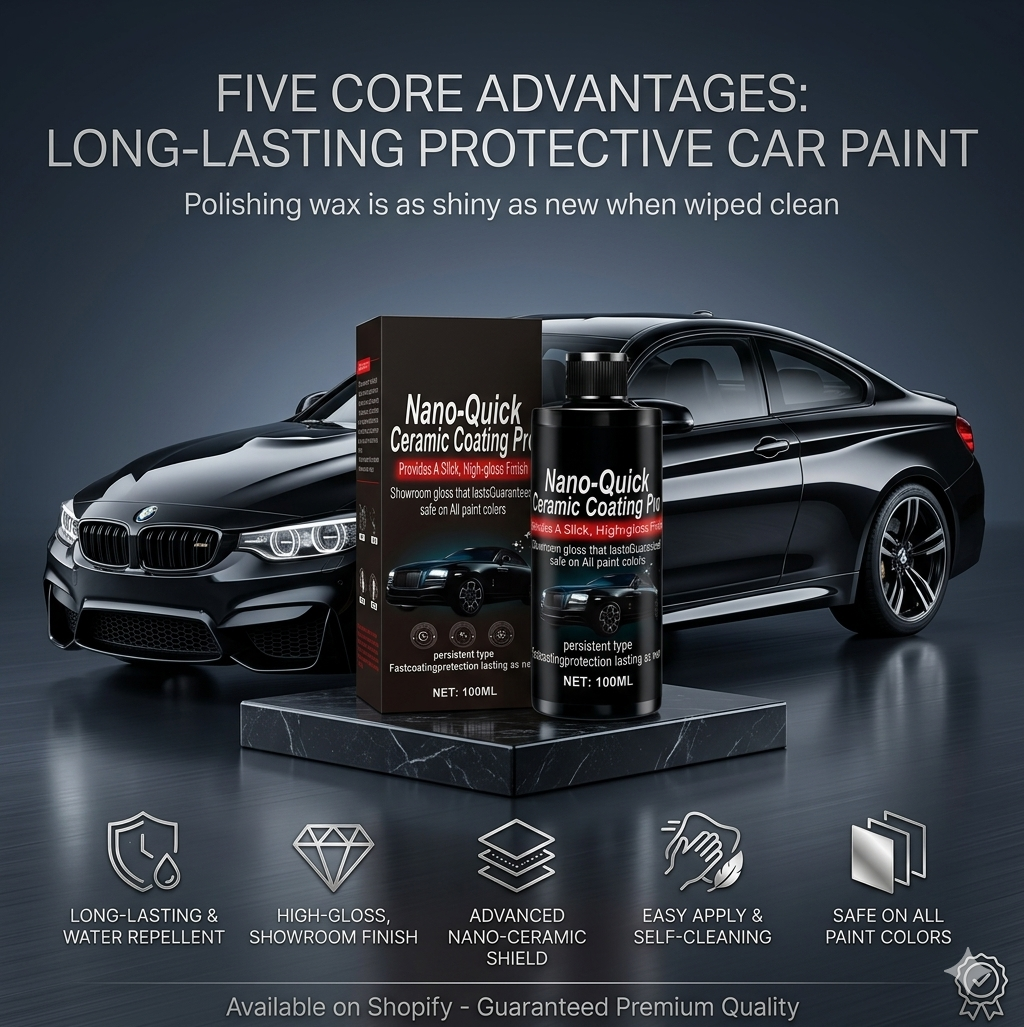🔥🔥Hot Sale 49% OFF!!⚡Ceramic Coating Pro for automobiles | Instant Shine & Waterless Protection-FO