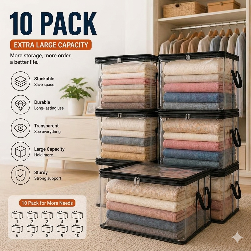 🎁Full Home Storage Collection（Pack of 10）