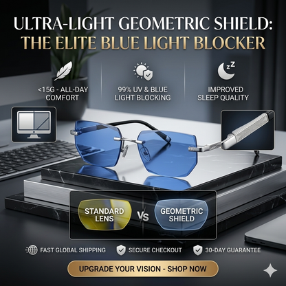 🔥Advanced Frameless Anti-Blue Light Glasses👓 | Auto-Focus Tech, Radiation Shield & UV Protection to Relieve Eye Strain-EQ