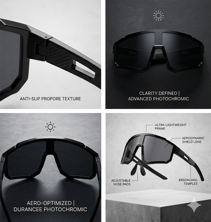 🕶️Photochromic Goggles | UV Protection for Day & Night Riding-FO