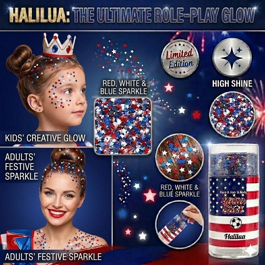 Be the Spark at the Party! ✨ The Ultimate 4th of July Glitter Stick.🎇-BP