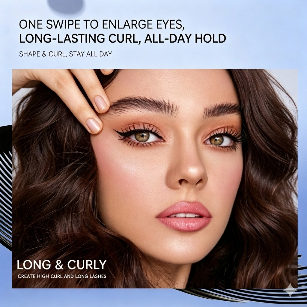 ✨ Anti-Gravity Waterproof Mascara | 24H Long-Lasting Curl & Clump-Free Lash Lift-LP