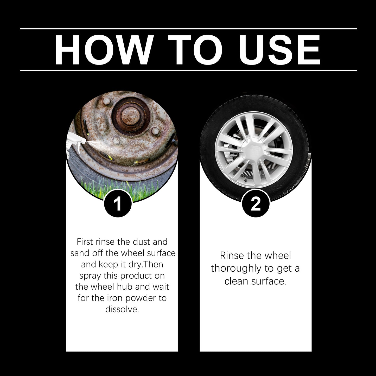 Powerful Multi-Use Rust & Stain Cleaner | Instantly Remove Rust, Hard Water & Tough Stains-FO