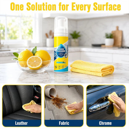 🔥4-in-1 Powerful & Multipurpose Foam Cleaning Kit-EQ🌿