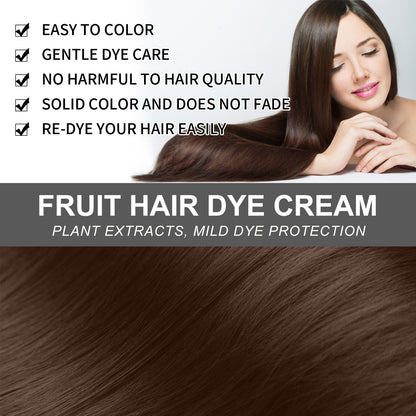 🏆Botanical-Infused Hair Color Cream🌿Gentle, Damage-Free & Long-Lasting Gray Coverage-EQ