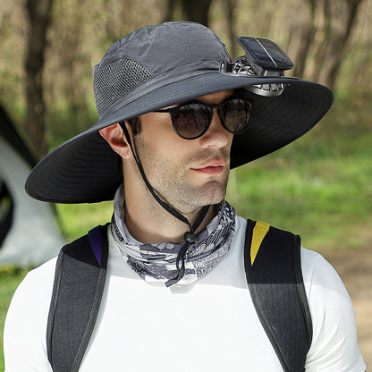 🔥Outdoor Cooling Fan Hat 🎁 Perfect Father's Day Gift-EQ