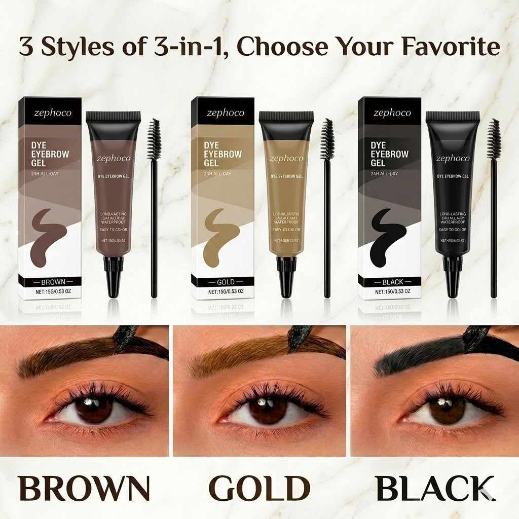 💜Peel-Off Brow Gel ✨Waterproof • Smudge-Proof • Long-Lasting • Effortlessly Beautiful Brows-EQ