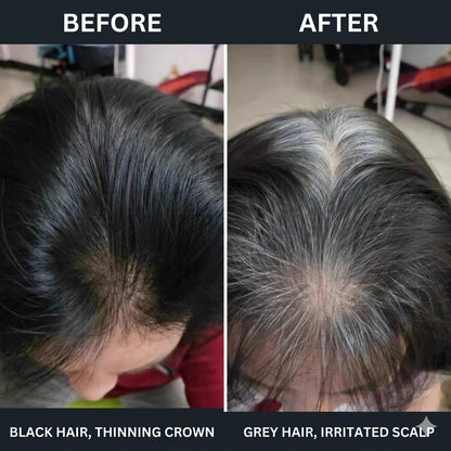 🏆Botanical-Infused Hair Color Cream🌿Gentle, Damage-Free & Long-Lasting Gray Coverage-EQ