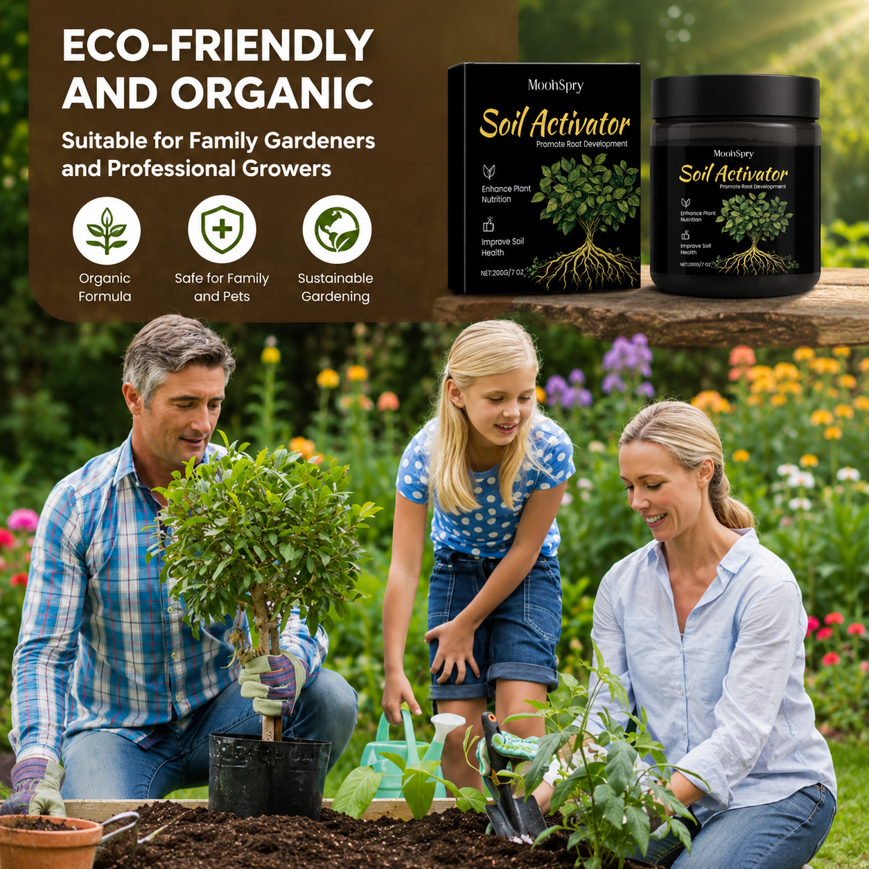 🌿Organic Soil Pro Activator🪴 Garden Secret Loved by 75K+ Plant Owners-EQ