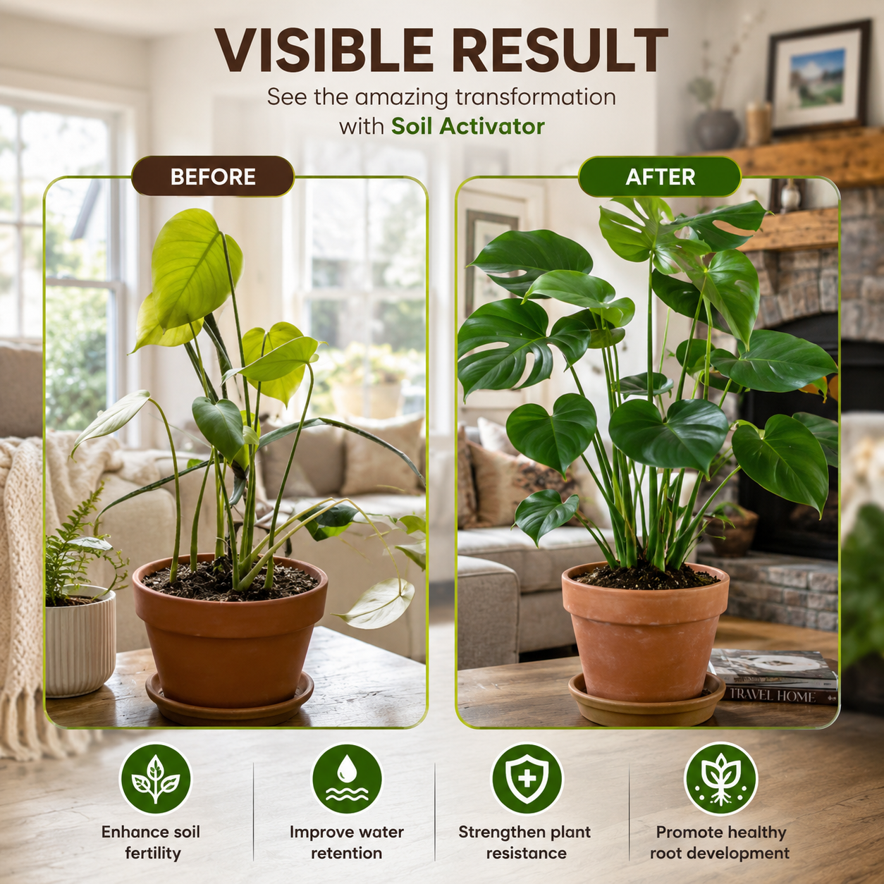 🌿Organic Soil Pro Activator🪴 Garden Secret Loved by 75K+ Plant Owners-EQ