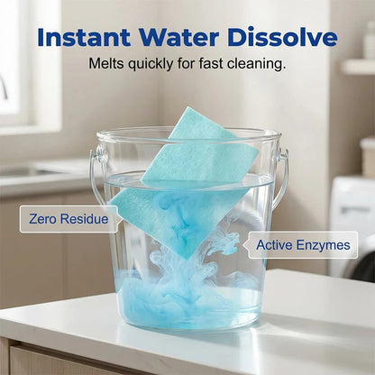 🌿Natural Multi-Purpose Cleaning Sheets Fast Dissolving •✨ Powerful Cleaning • Fresh & Easy to Use-EQ