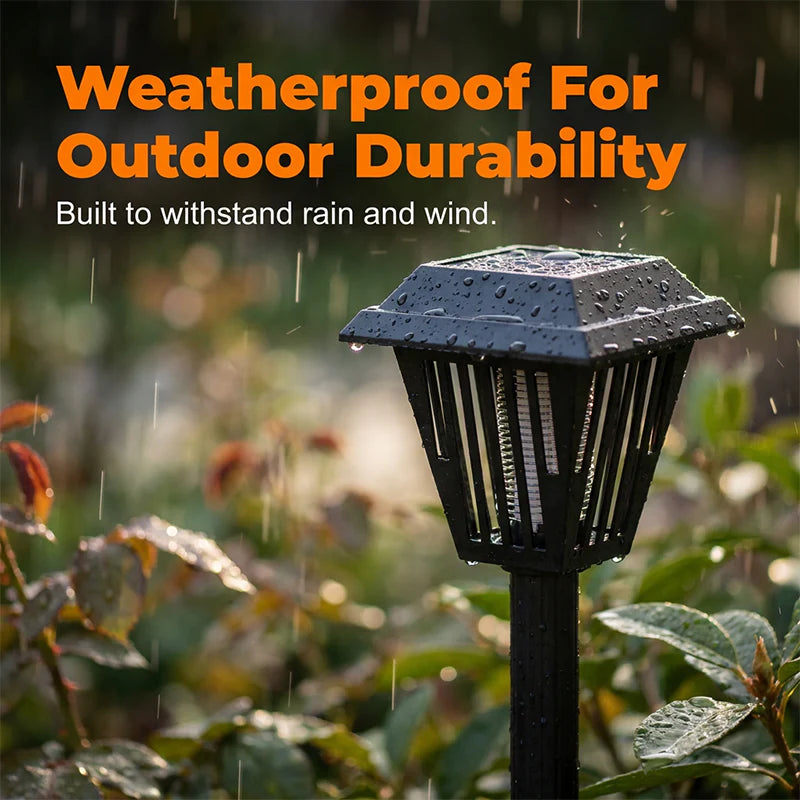 🦟❌Solar-Powered Mosquito Killer Lamp☀️Auto Charges During the Day 💧Durable & Waterproof-EQ